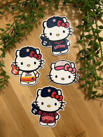 HELLO KITTY ASTROS STICKER