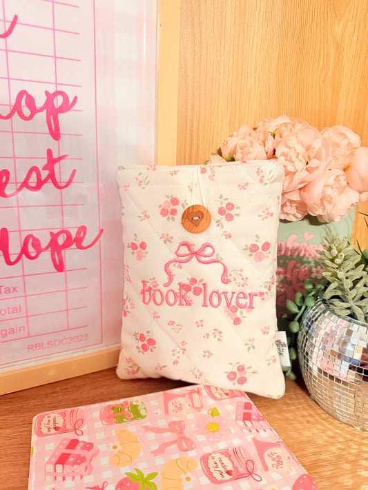BOOK LOVER BLOOM KINDLE COLORSOFT 7” & SMALLER SLEEVE
