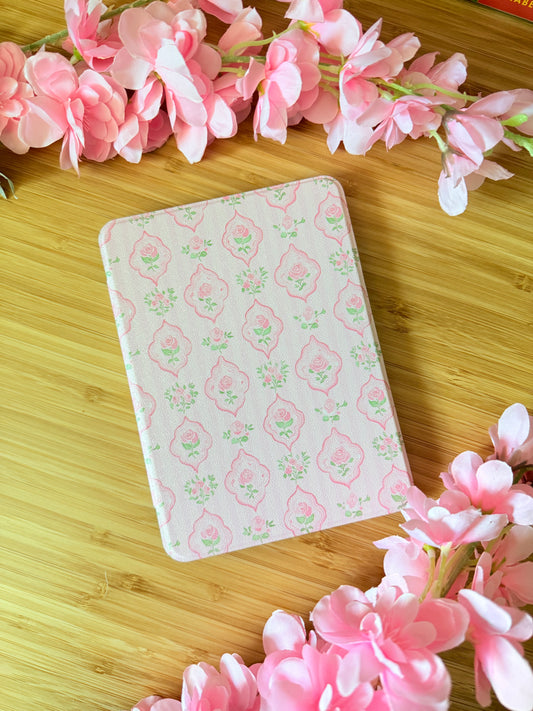 ROSES CLEAR BACK KINDLE CASE