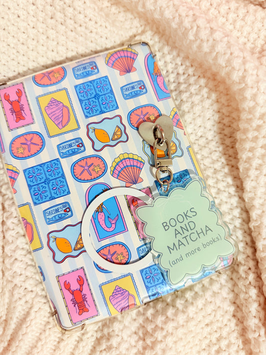 BOOKS MATCHA KEYCHAIN