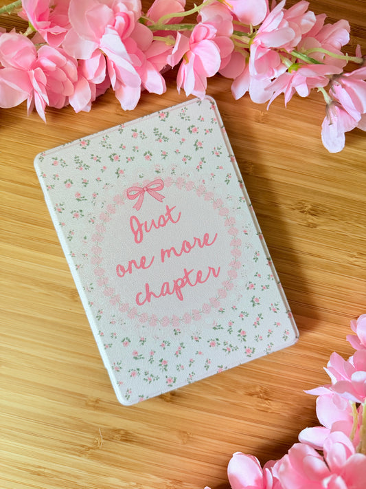 JUST ONE MORE CHAPTER CLEAR BACK KINDLE CASE