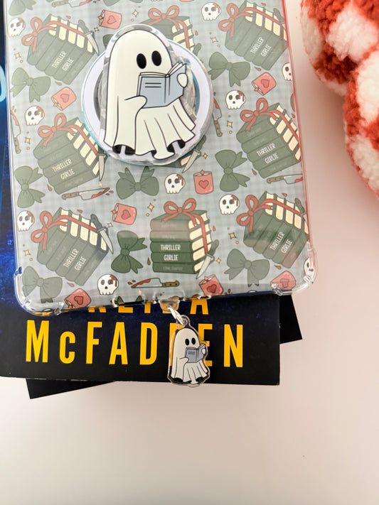 BOOKISH GHOST KINDLE CHARM (TYPE C)