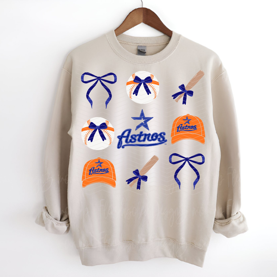 ASTROS COQUETTE ADULT (SHIRT/CREWNECK)