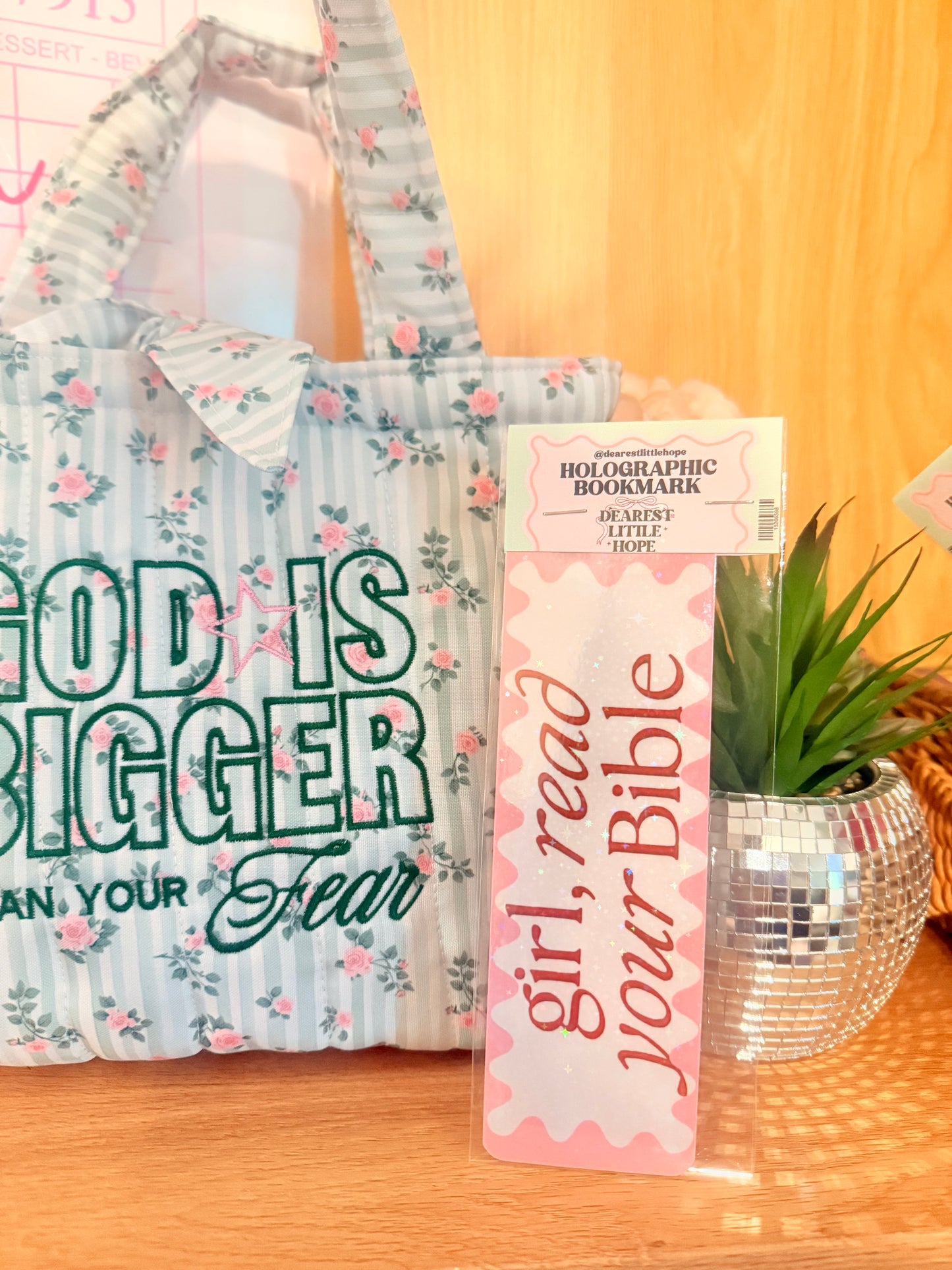 GIRL, READ YOUR BIBLE HOLOGRAPHIC BOOKMARK