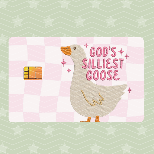 GOD’S SILLIEST GOOSE CARD SKIN HOLOGRAPHIC