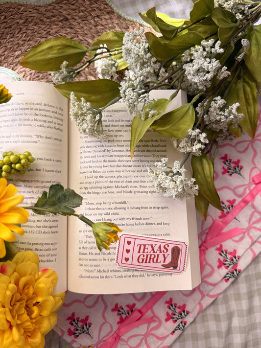 TEXAS GIRLY  STICKER