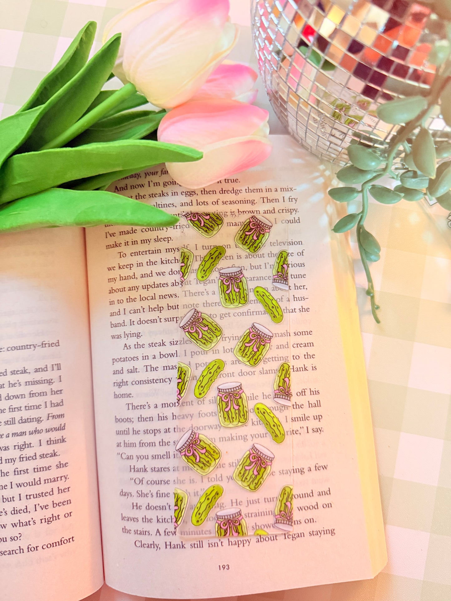 PICKLES ACRYLIC BOOKMARK