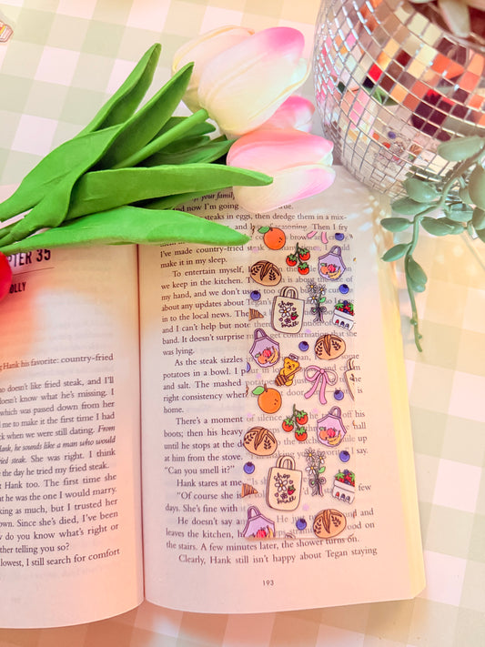 FARMERS MARKET ACRYLIC BOOKMARK