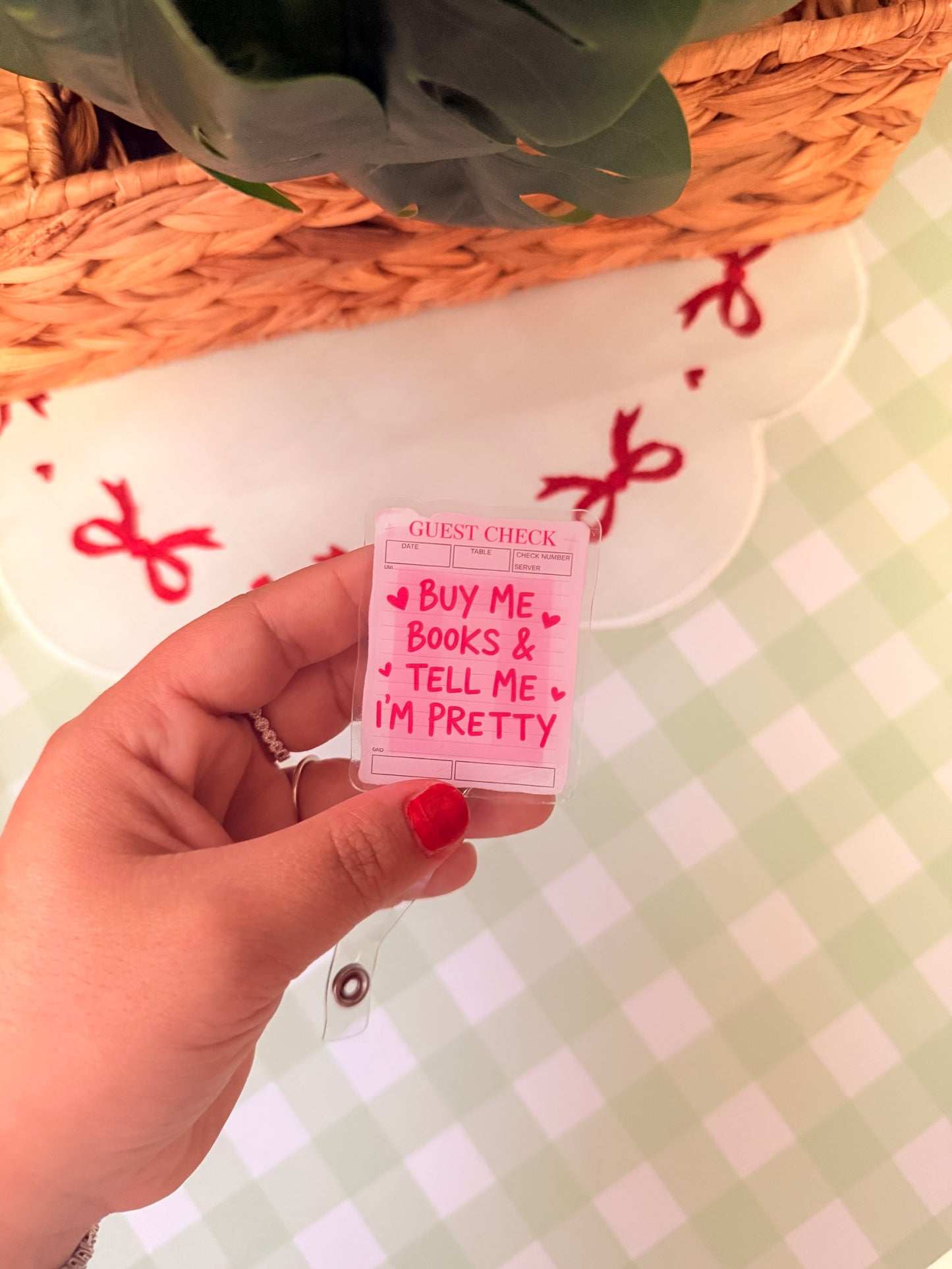 BUY ME BOOKS AND TELL ME IM PRETTY BADGE REEL