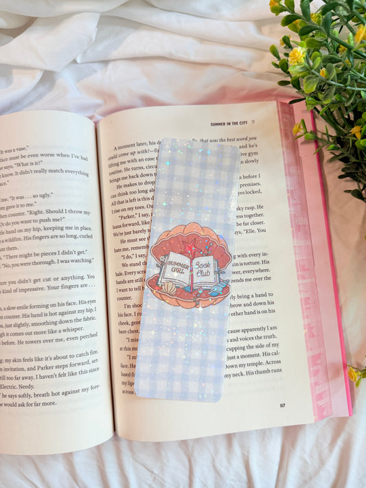 SUMMER GIRL BOOK CLUB HOLOGRAPHIC BOOKMARK