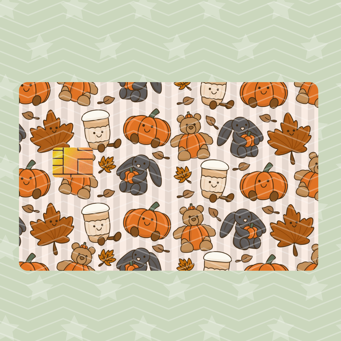 AUTUMN PLUSHIES CARD SKIN