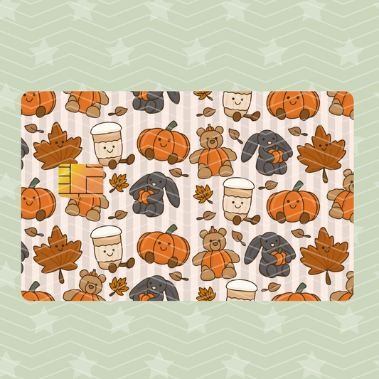 AUTUMN PLUSHIES CARD SKIN