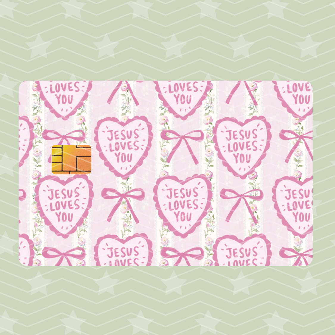 JESUS LOVES YOU CARD SKIN