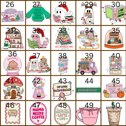 10 PACK STICKER BUNDLE HOLIDAY BOX