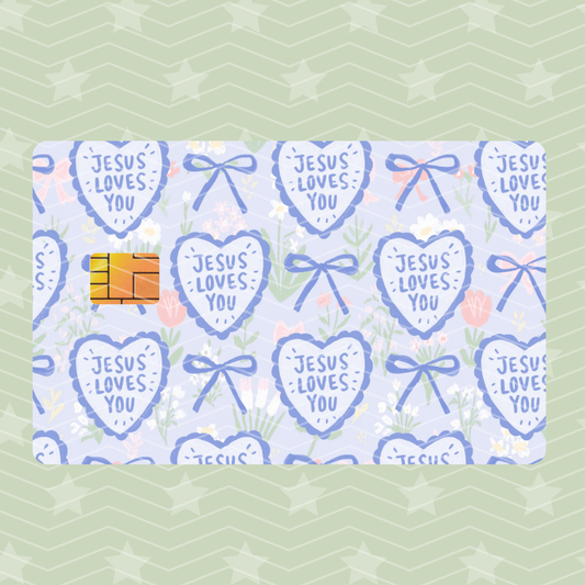 JESUS LOVES YOU CARD SKIN