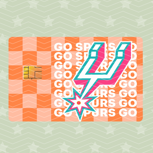 BASKETBALL SAN ANTONIO CARD SKIN HOLOGRAPHIC