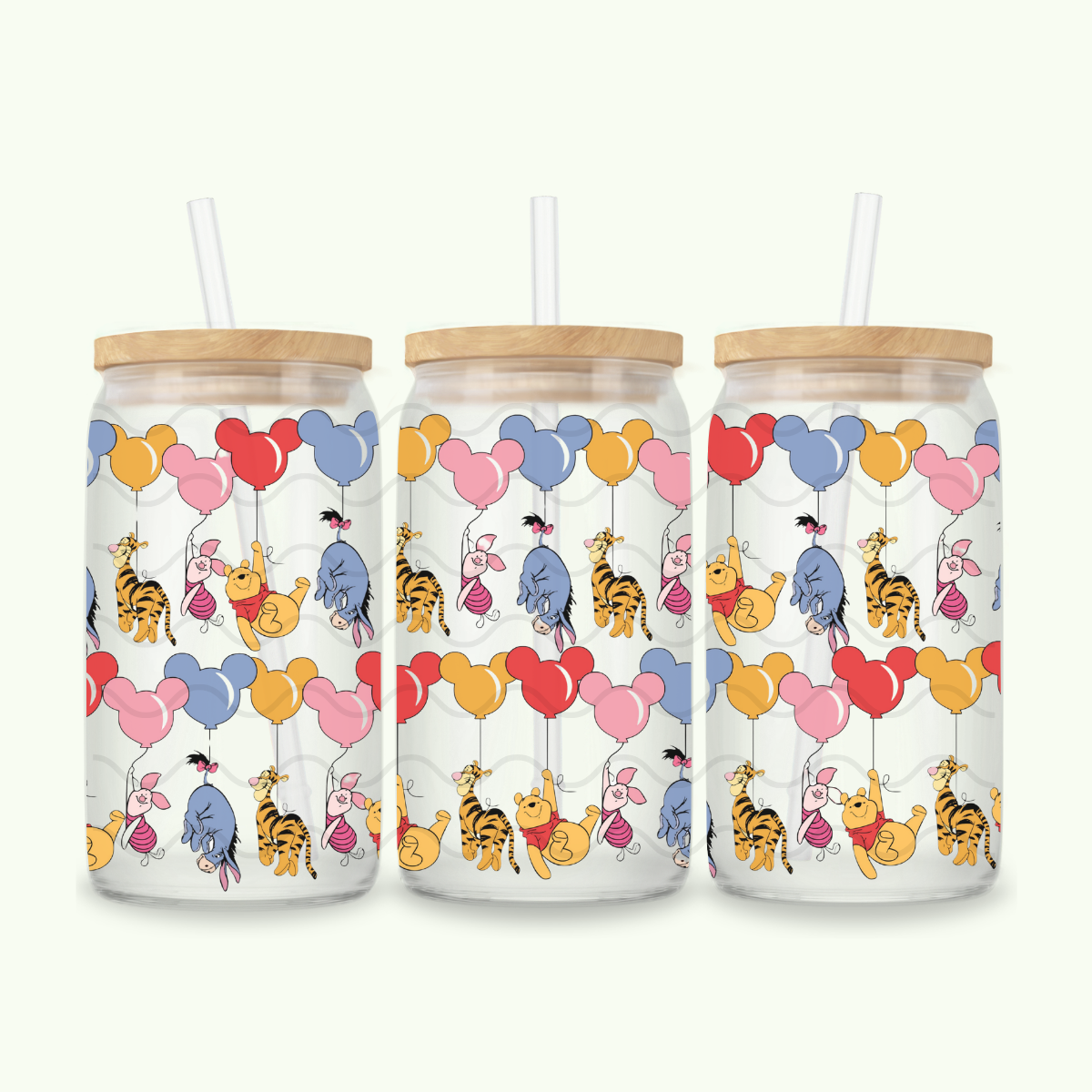 POOH GLASS CUP