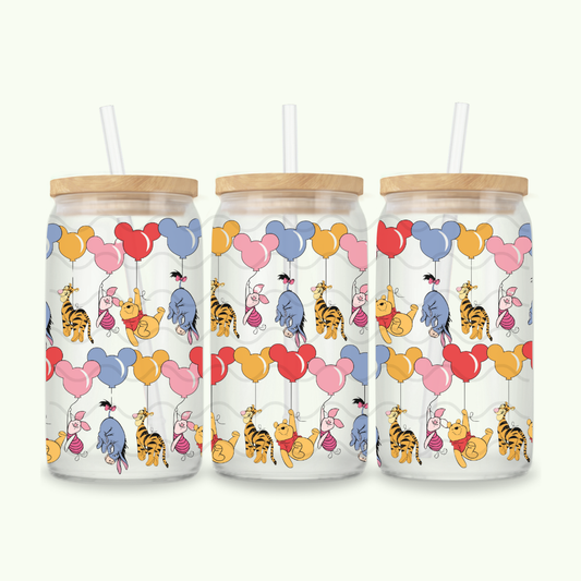 POOH GLASS CUP