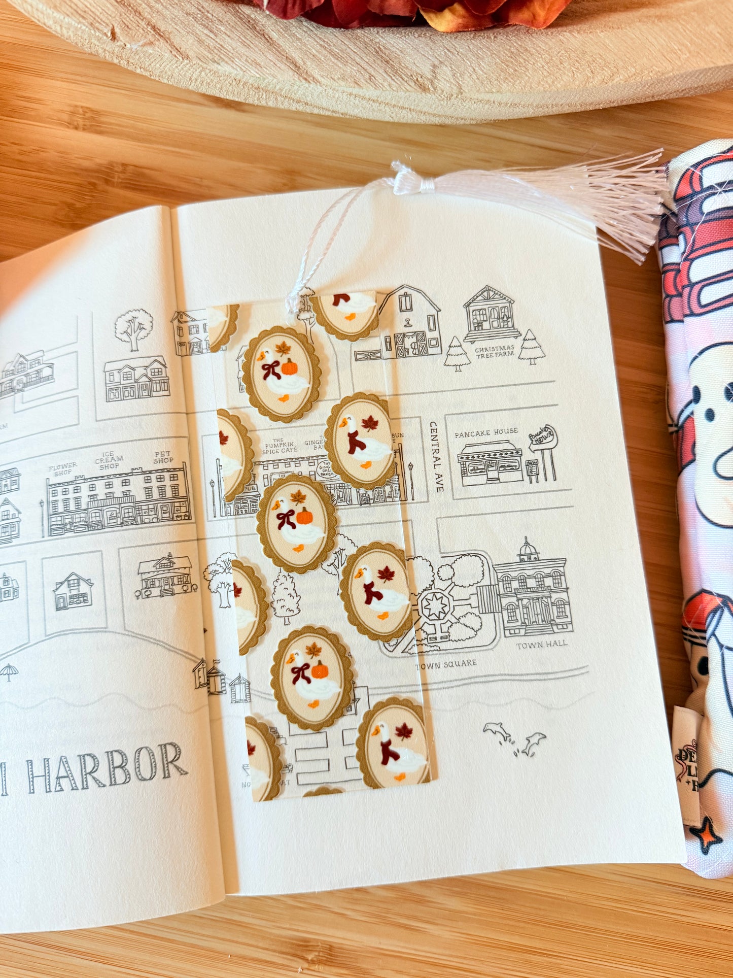 FALL GEESE ACRYLIC BOOKMARK