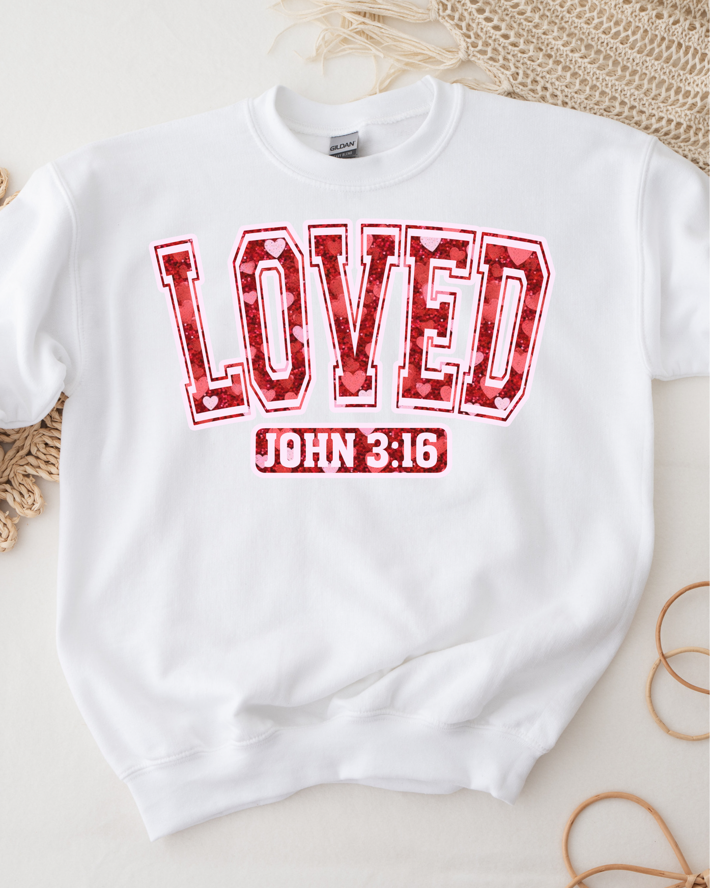 LOVED JOHN 3:16 ADULT (T-SHIRT/CREWNECK)