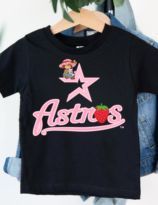 Strawberry Shortcake Astros Design - Short Sleeve YOUTH