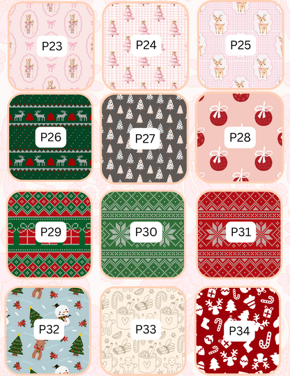 CHRISTMAS GIRL ON THE GO SLEEVE ( NEW PATTERNS )