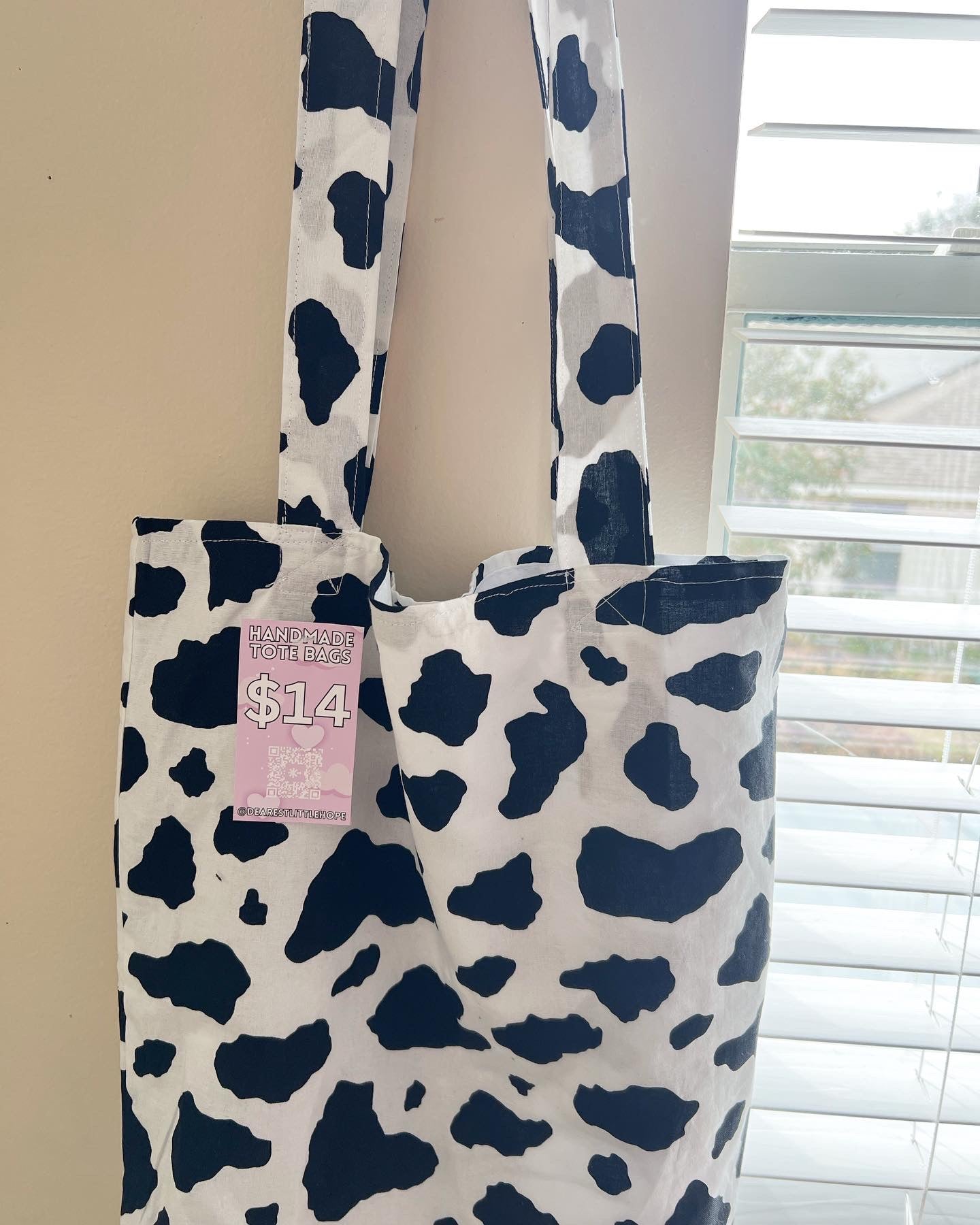 COWPRINT TOTE BAG