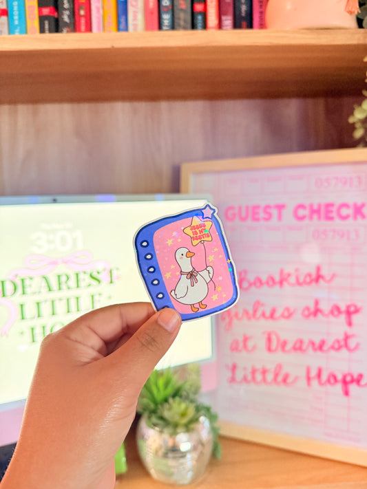 JESUS IS MY BESTIE HOLOGRAPHIC STICKER