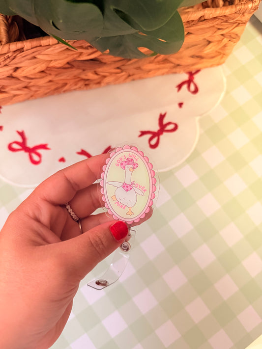 GOD’S WILL OVER MINE BADGE REEL