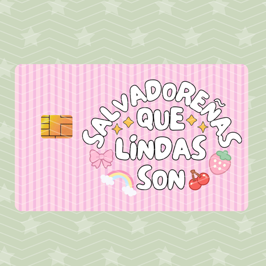 SALVADOREÑAS CARD SKIN HOLOGRAPHIC
