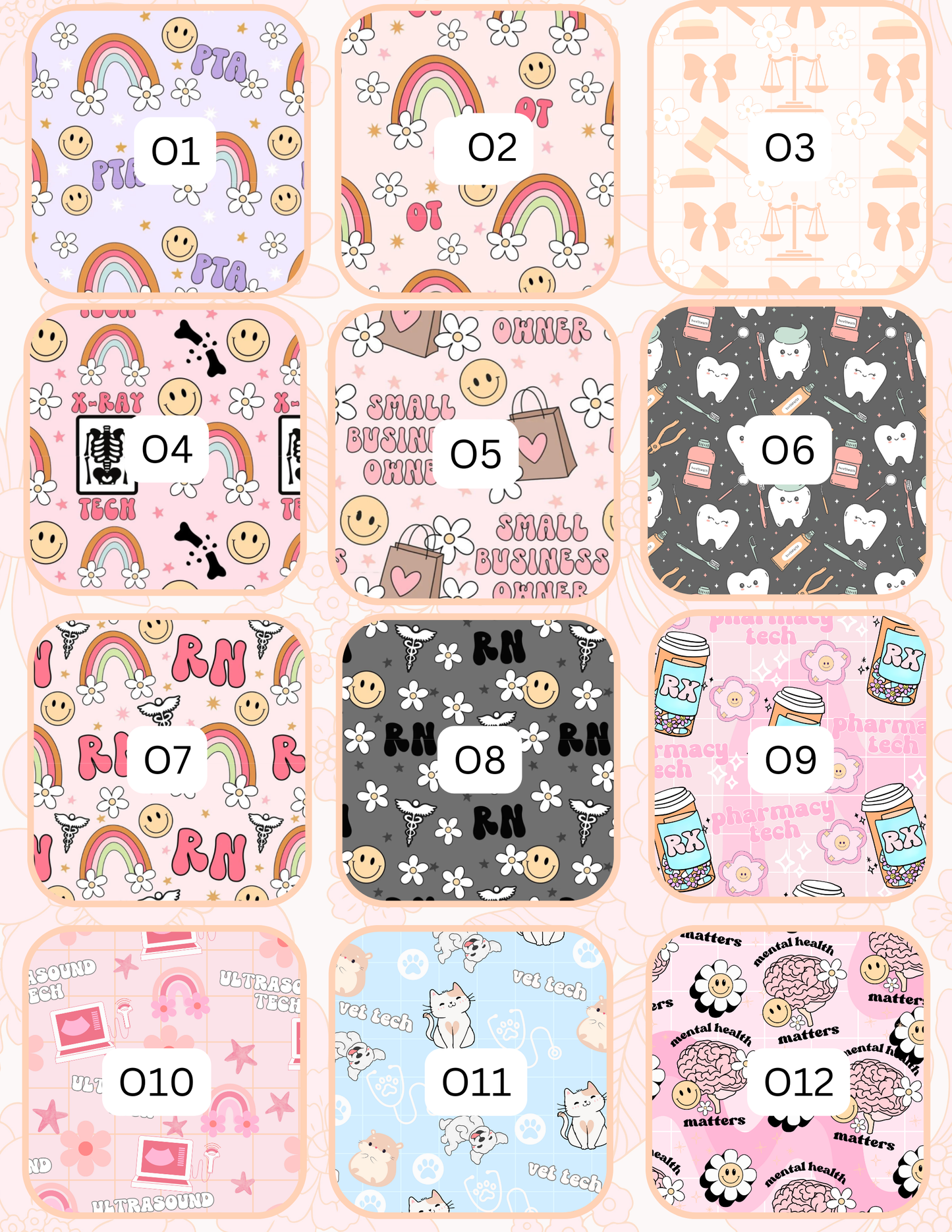 GIRL ON THE GO SLEEVE ( NEW PATTERNS )