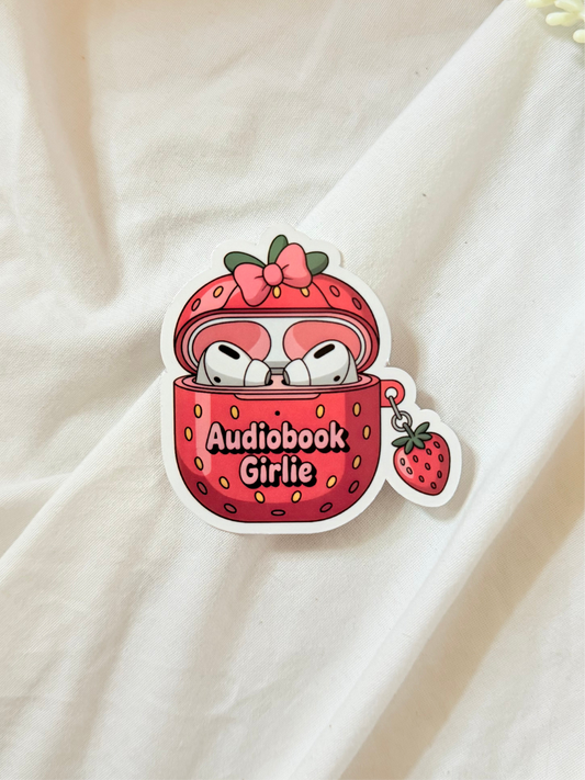 AUDIOBOOK GIRLIE STICKER