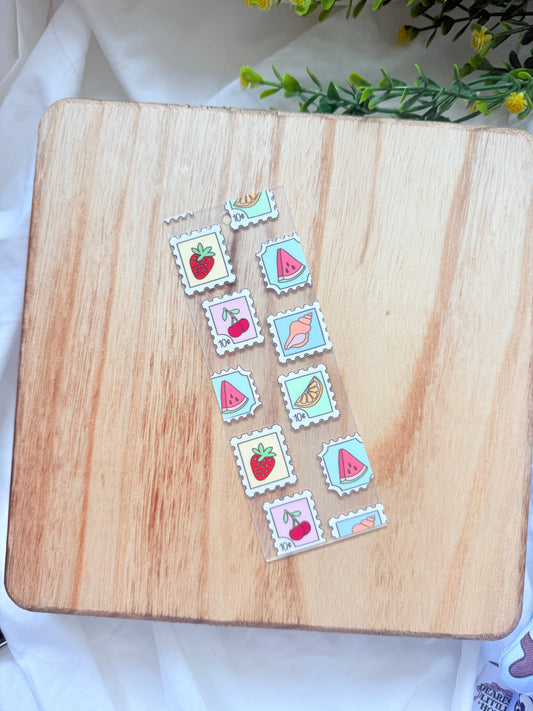 STAMPS ACRYLIC BOOKMARK