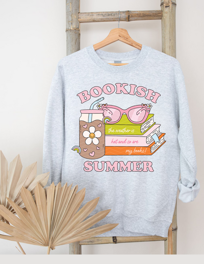 BOOKISH SUMMER ADULT SIZE (SHIRT/CREWNECK)