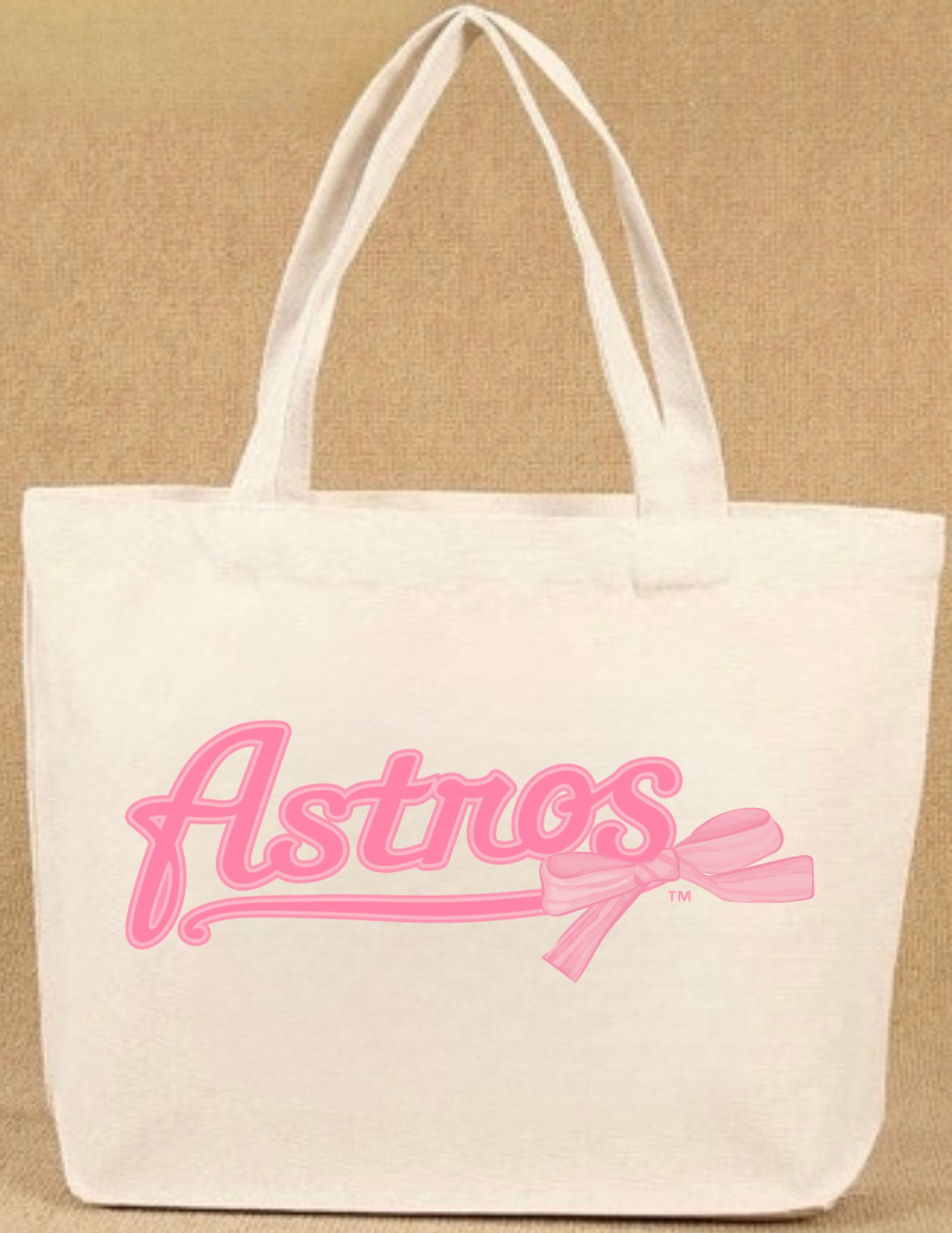 ASTROS COQUETTE CANVAS TOTE BAG