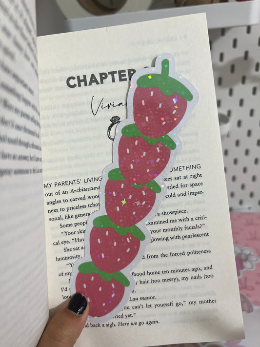 STRAWBERRY HOLOGRAPHIC BOOKMARK