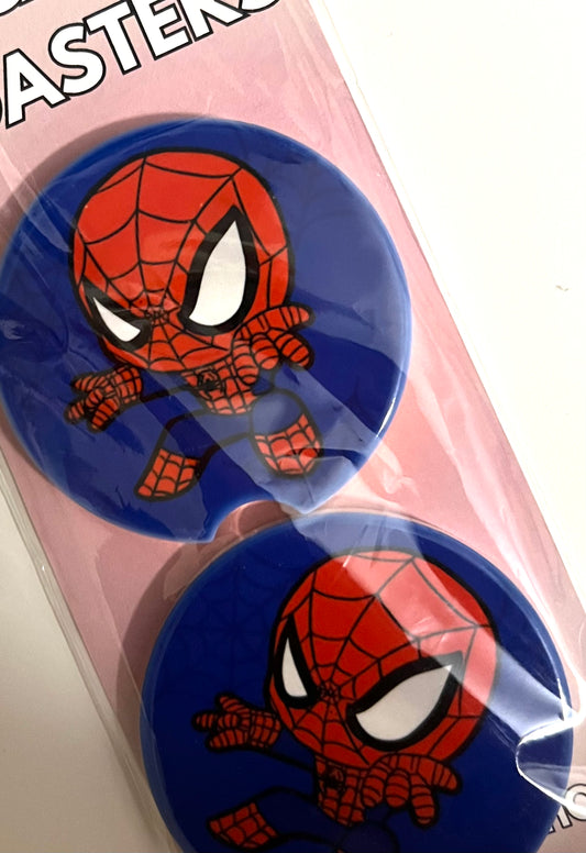 Spiderman Car Coasters (set of 2)