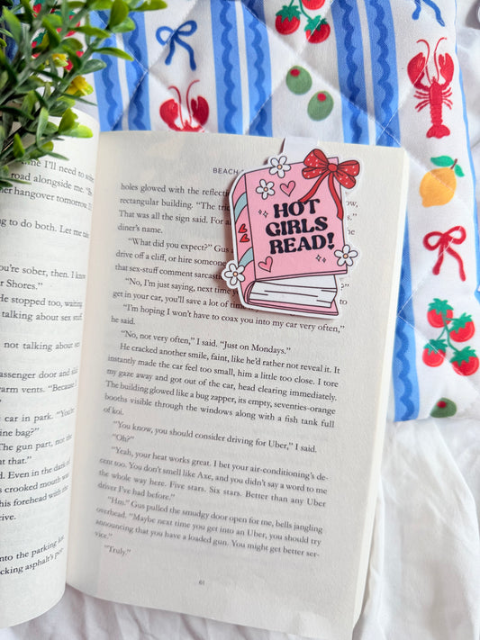 HOT GIRLS READ MAGNETIC BOOKMARK
