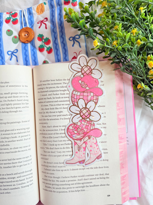 COWGIRL HOWDY HOLOGRAPHIC BOOKMARK