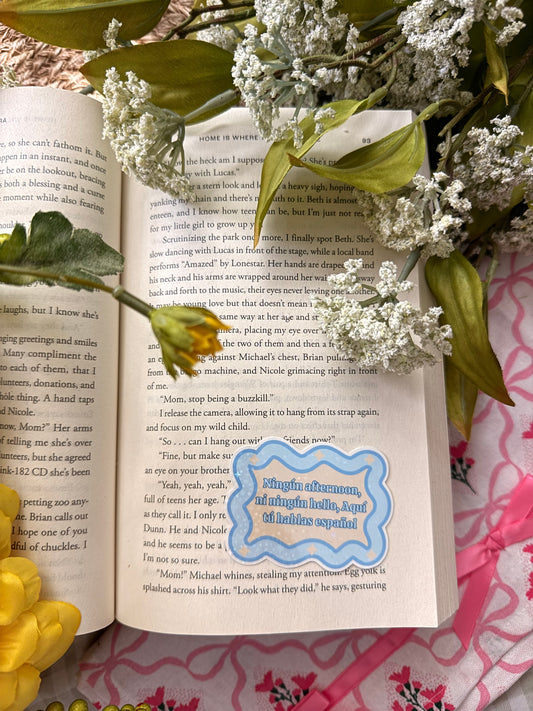 NINGUN AFTERNOON NI NINGUN HELLO STICKER