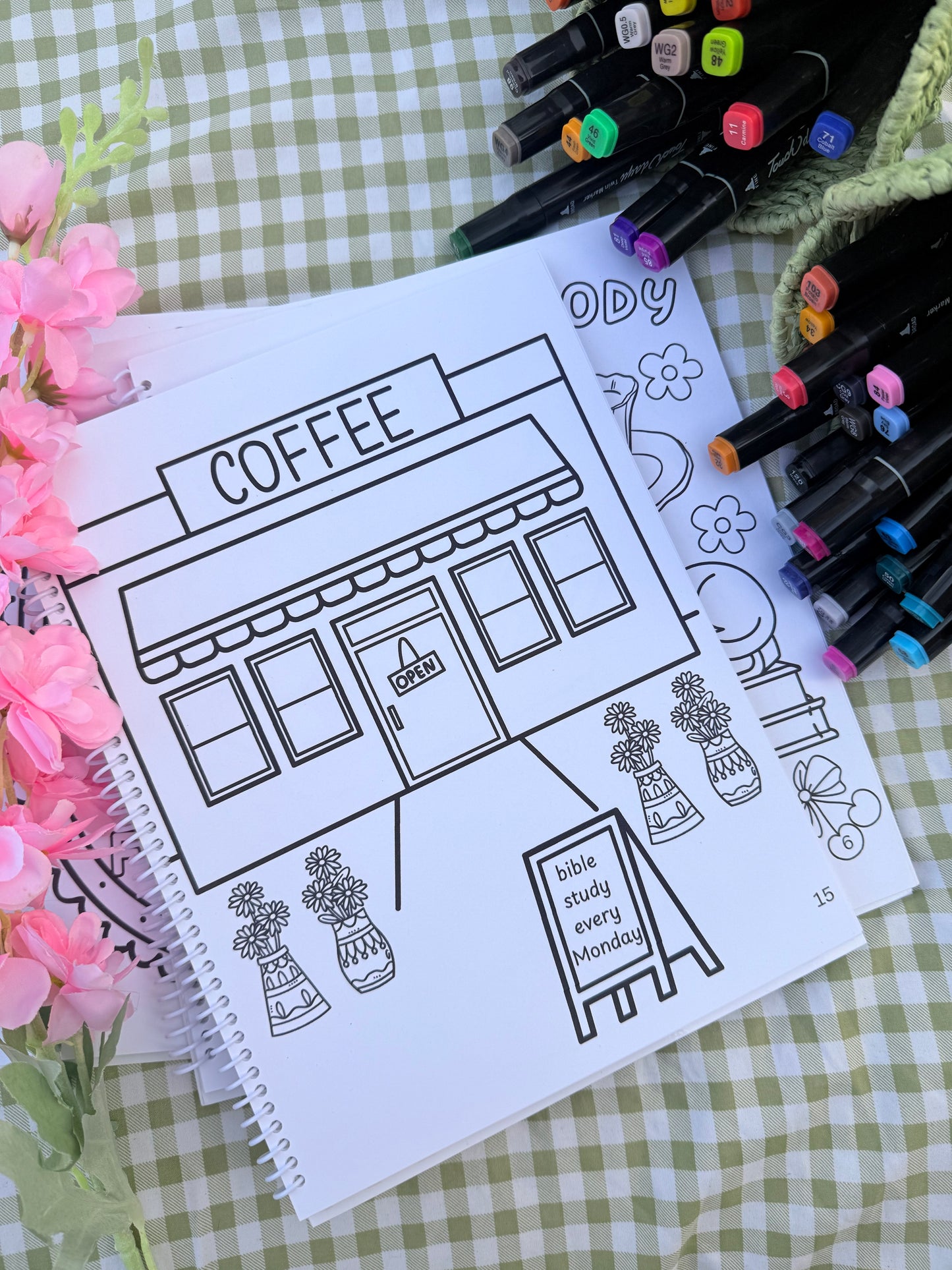 MOURNING TO DANCING COLORING BOOK
