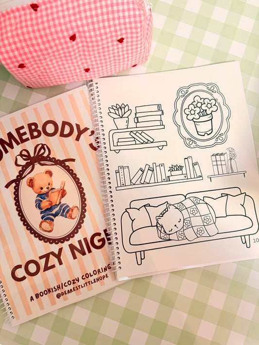 A HOMEBODY’S COZY NIGHT COLORING BOOK