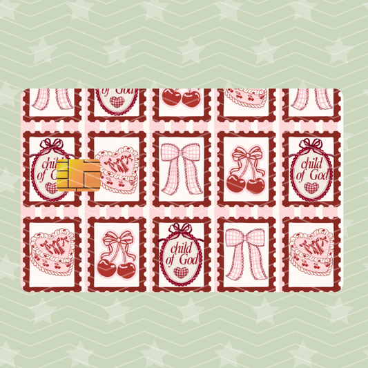 FAITH BASED STAMPS CARD SKIN HOLOGRAPHIC