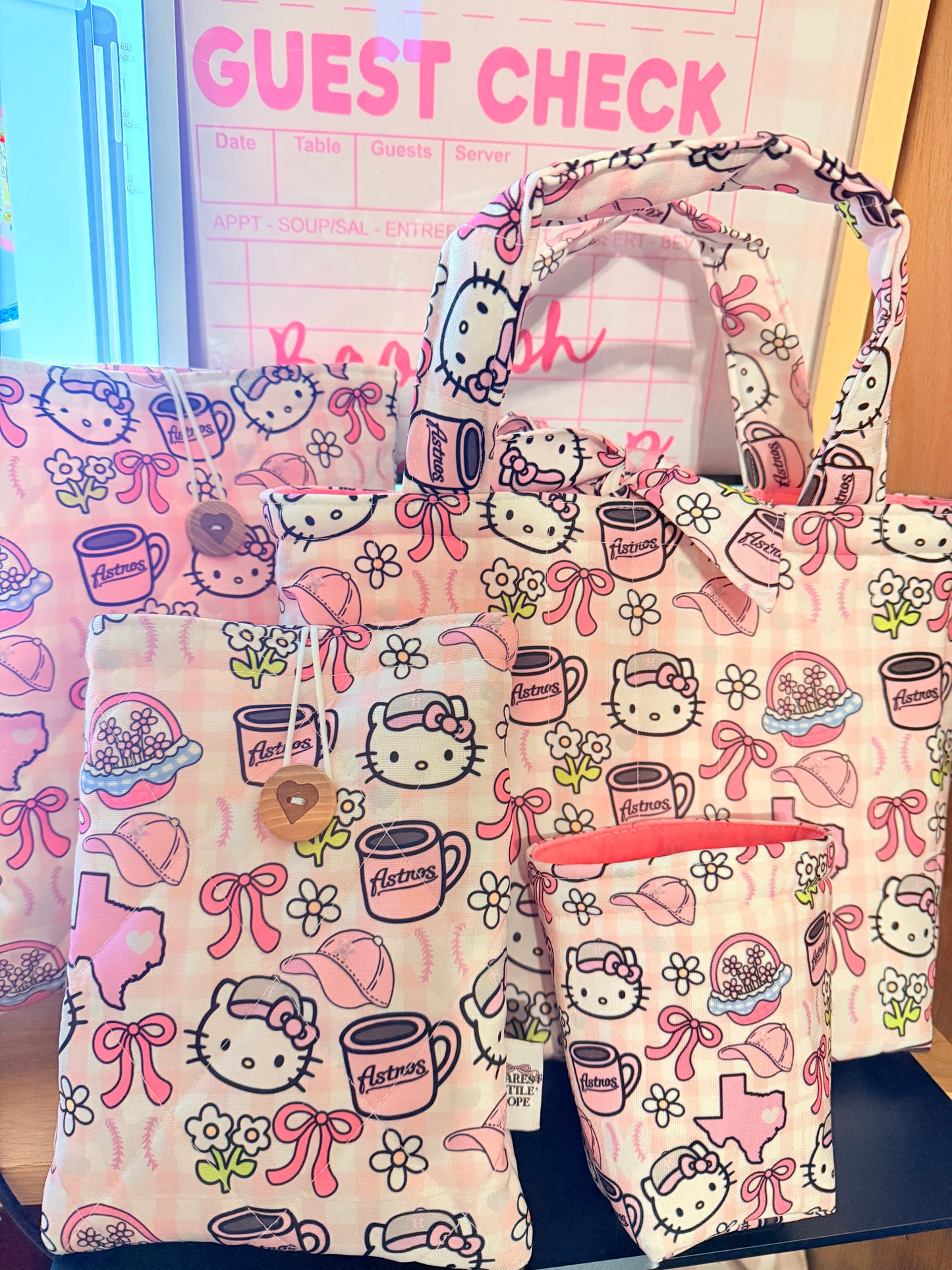 KITTY CHARACTER PATTERNS ALL SIZES SLEEVES/POUCHES