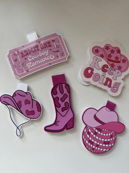 COWGIRL HOWDY MAGNETIC BOOKMARKS