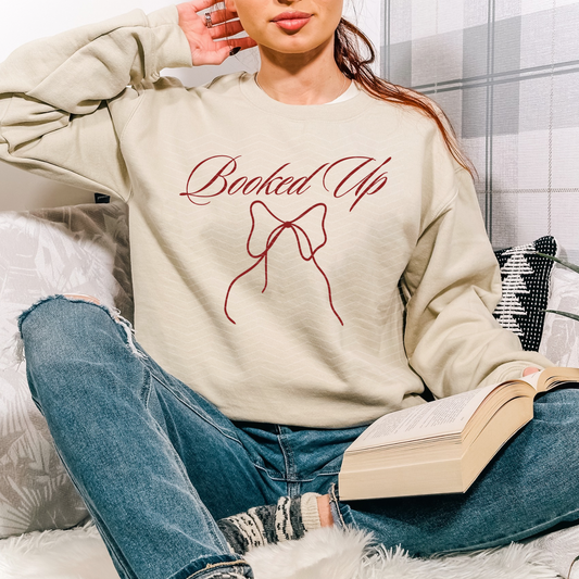 BOOKED UP COQUETTE ADULT SIZE (SHIRT/CREWNECK)