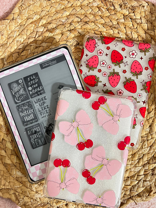 CHERRY BOW CLEAR KINDLE CASE