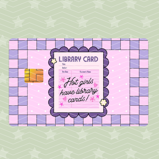 LIBRARY CARD CARD SKIN HOLOGRAPHIC