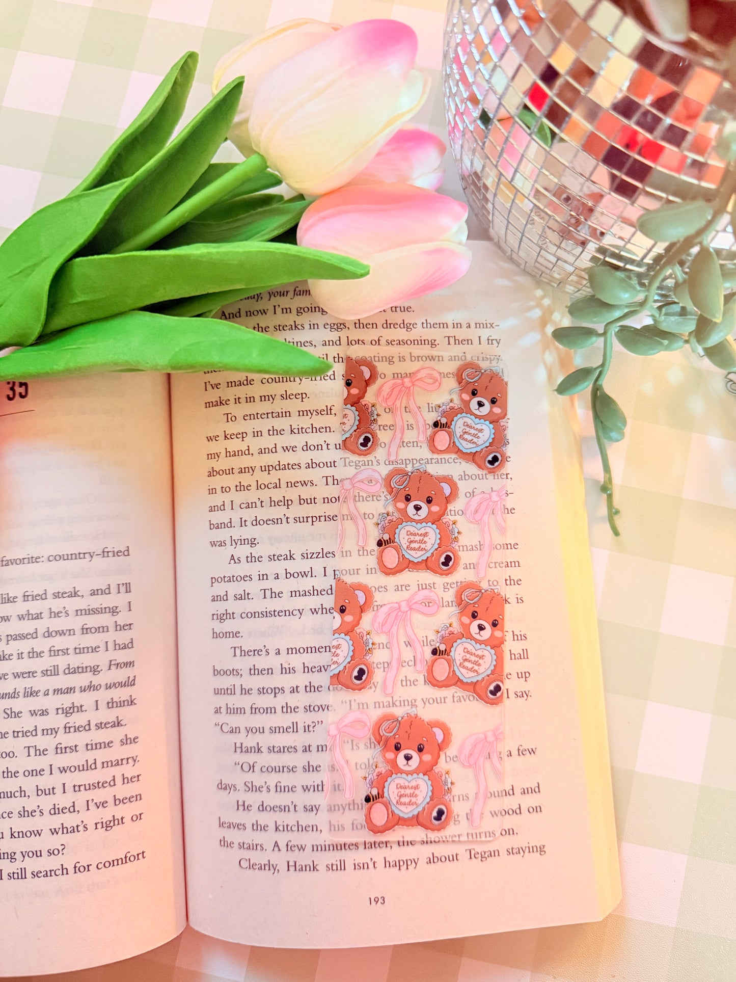 DEAREST READER ACRYLIC BOOKMARK