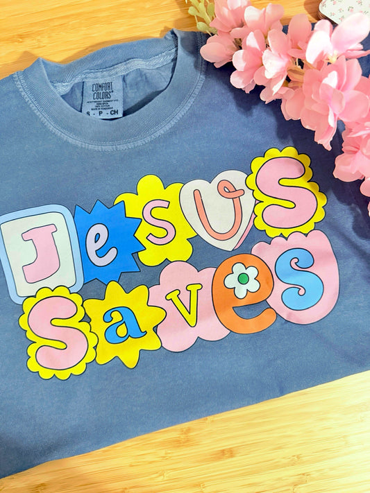 JESUS SAVES ADULT (SHIRT/CREWNECK)